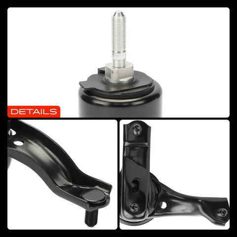 Front Right Engine Motor Mount Direct Replacement For Toyota Avalon Camry Highlander 2005 Through 2019 3.5L V6 assembly detail showing bolt and bracket.