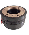 Straight Shooting Heavy Duty Wet Type Electromagnetic Clutch Multi Plate Spline Design for Industrial Automation, compact size, visible wiring.