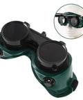 Kickass Dual Flip Up Welding Goggles Built Tough As Nails With Impact Resistance Square Vents For Heavy Duty Industrial Eye Protection Dustproof Shield Two Pack Safety Specs, green frame, flip lenses.