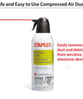 Heavy Duty Compressed Air Duster For Electronics And Office Gear Dust Keyboards PCs Laptops Printers And Gaming Consoles With Moisture Free Residue Free Formula No Mess aerosol can