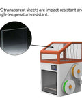 Upgraded Top Cover For Snapmaker U1 Printer With DIY Color Options And Pro Grade Style Optimized Enclosure featuring PC panels.