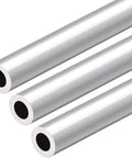 Three Pack 6063 Aluminum Round Tubing Seamless 17mm OD 7mm ID 300mm Length Heavy Duty Pipe For Industrial Use And DIY Projects Ideal For Frameworks Racks Guards Custom Fabrication And Lightweight Structural Applications