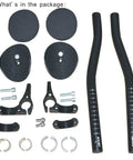High End Aero Bar Time Trial TT Handlebar Rest For Road And Mountain Bikes 31.8mm Clamp Aluminum Alloy With Soft Arm Pad components set