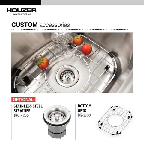 Custom accessories for Stainless Steel Bar and Prep Sink That Is A Workhorse for Your Kitchen and Home Bar, 15 Inch Drop In Topmount Two Hole Design, Tough 304 Stainless, Easy Clean, Built to Last, Perfect for Small Apartments