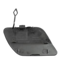 Rear Bumper Tow Hook Cover For Mercedes Benz C Class 2015 2020 C300 C400 Black Plastic Replacement Cap Easy Install Plug and Play Direct Fit OEM Look Weatherproof Durable ABS Premium Finish shown from the back