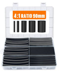 Pro Grade Do It All Heat Shrink Tubing Kit 100 PCS 3.54 Inch Length 4:1 Ratio Adhesive Lined Dual Wall Marine Grade Waterproof 5 Diameters