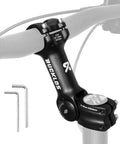 Beefy Adjustable Bike Stem For 31.8mm And 25.4mm Riser Handlebars With Tilt Range From Minus 60 To Plus 60 Degrees 100 to 140mm length.
