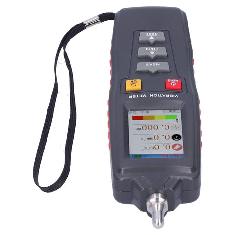 Portable Vibration Meter With Color LCD Display Digital Vibration Analyzer For Accurate Acceleration And Displacement Testing Handy Pro Grade Tool For Precision Measurements handheld ABS body with wrist strap