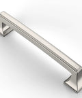 Single cabinet handle representing 30 Pack 5 Inch Oil Rubbed Bronze Cabinet Handles Heavy Duty Zinc Alloy Cabinet Pulls for home use.