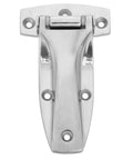 Stainless Steel Cabinet Door Hinge For Metal Cabinets Heavy Duty High Load Capacity Weather Resistant For Boats And Outdoor Use Concealed Marine Grade Hinges For Smooth Operation And Tough As Nails Cabinet Access, single stainless steel hinge front view