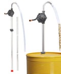 Heavy Duty Drum Pump For 5 To 55 Gallon Drums With 35 Inch Extension Tube Corrosion Resistant Oil Transfer For Heating Oil Diesel Hydraulic Oil And Engine Oil