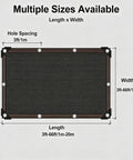 Heavy Duty Garden Shade Cloth With Grommets For Patio And Pergola 90 Percent UV Block Keeps You Cool HDPE Mesh Canopy Cover
