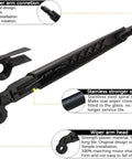 Badass Off Road Rear Wiper Arm And Blade Kit For Jeep Wrangler Jk 2007 2017 showing wiper arm connection and stainless steel spring details.