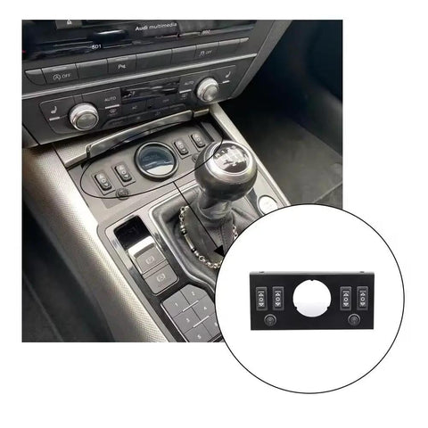 12V 8 Valve Air Ride Suspension Manifold Kit With Control Panel Ship Type Switch And Five Gauge Display installed in car