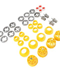 Workhorse Alloy Steel Pipe Threader For Internal Or External Cuts Fits Pvc Ppr Mpp Pipes Electric Drill Compatible, parts set view.