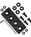 Heavy Duty Metal Track Connector Flat Plate For Barn Door Brackets Pro Grade Easy Install Seamless Joining Stable Track Mounting Plate With Included Screws Smooth Burr Free Surface For Strong Door Alignment