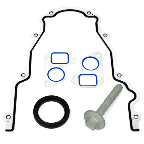 Clean gasket setup for Stage Two Naturally Aspirated Camshaft With Beefy Dual Valve Springs And Featherlight Titanium Retainers Plus Seven Forty Chromoly Pushrods And Clean Gasket Setup Loaded For Six Zero Six Two L Ninety Nine Engines.