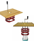 Badass Router Lift For Woodworking Table Insert Plate Motor Mount Swap Smooth Manual Lifting System Hella Durable Aluminum Alloy, 240x200mm.