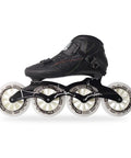 Carbon Fiber Inline Speed Skates 3x110mm With ABEC-9 Bearings Lightweight PU Wheels For Outdoor Fitness And Street Racing Unisex