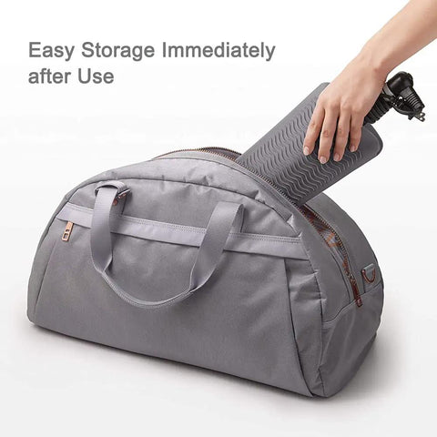 Heat Resistant Hair Tools Mat And Pouch Silicone Heat Mat And Holder inside gray travel bag