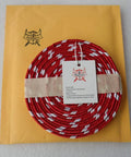 Red And White Sageo Wrapping Cord For Katana Wakizashi And Tanto DIY Sword Projects 300 Cm 118 In Lightweight 70 G Cotton Thread