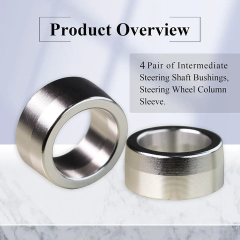 Dodge Ram 4 Pack Intermediate Steering Shaft Bushings For 2003 To 2019 1500 2500 3500 4500 5500 5.9 6.7 Cummins G56 Billet Aluminum