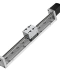Compact Linear Motion Actuator with Lead Screw and Built-In Motor for DIY CNC Router Parts X Y Z Axis Travel 120mm, side view