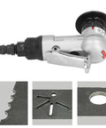 Mini Pneumatic Chamfering Machine For 45 Degree High Precision Blade Type Air Beveling With 30K Rpm Speed showing hand tool with cutting head.