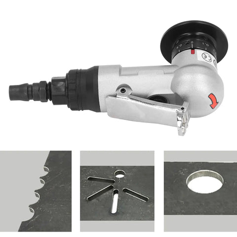 Mini Pneumatic Chamfering Machine For 45 Degree High Precision Blade Type Air Beveling With 30K Rpm Speed showing hand tool with cutting head.