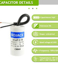 16uF 250V AC CBB60 Motor Run Capacitor 2 Wire For AC Motors Blower Air Conditioner Refrigerator Air Compressor Replacement Part