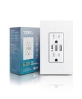Transform Your Setup With This Built Different 15A Tamper Resistant USB C Wall Outlet 80 Pack, featuring 3 USB ports and sleek design.