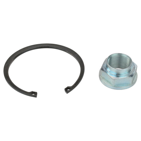 Snap ring and axle nut for Front Wheel Bearing And Hub Kit With Abs Sensor For 2003-2010 Pontiac Vibe, 2000-2005 Toyota Celica, 2003-2018 Corolla, And 2003-2013 Matrix Direct Replacement Wheel Hub Assembly.