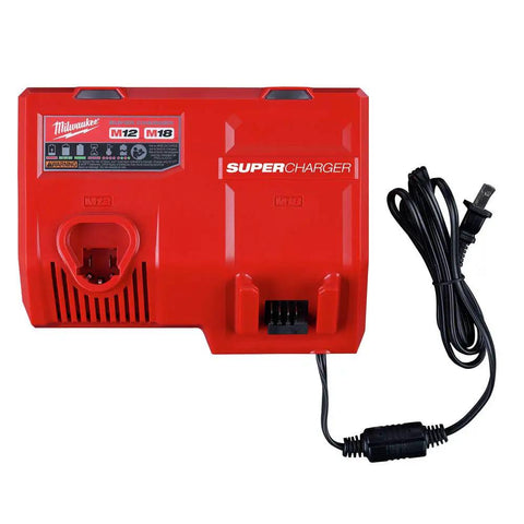 Beast Speed M18 M12 Battery Charger For Power Tools Dual Bay Sequential Two Pack Charging 80 Percent Indicator Full System Compatibility