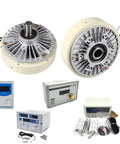 Pro Grade 1000RPM Hollow Shaft Magnetic Powder Brake Kit, 24V Tension Controller For Printing And Dyeing Machines, Precise Torque Range 6-100Nm