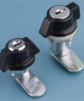 Beefy Heavy Duty Cabinet Cam Lock With Key For Distribution Boxes And Cabinets Secure Cylinder Turn Tongue Hardware With Reversible Stop Cam Non Key Retaining Design