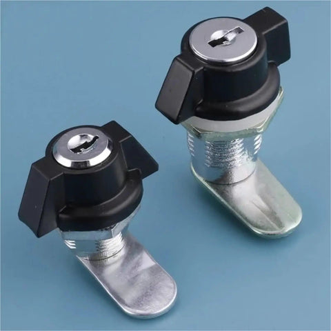 Beefy Heavy Duty Cabinet Cam Lock With Key For Distribution Boxes And Cabinets Secure Cylinder Turn Tongue Hardware With Reversible Stop Cam Non Key Retaining Design