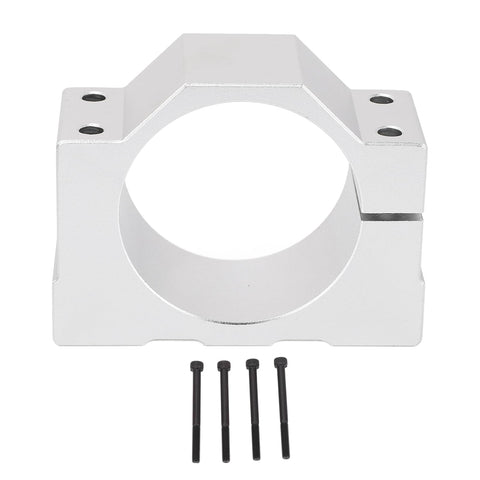 Heavy Duty CNC Spindle Clamp Motor Bracket Holder 65mm Hella Sturdy Aluminum Router Mount with screws view.