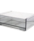 Total Breeze Pet Underwear Drawer Organizer Bin Non Slip Stackable Closet Storage Box keeps lingerie neat with a grey sturdy PET design.