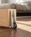Zero Drama Heavy Duty Vertical Track Roller Wheels Slide Doors smooth as butter for barn cabinets with soft rubber casters.