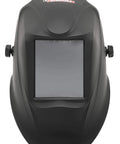 Front view of Viking Industrial Passive Black Welding Helmet for MIG TIG and Stick Welding, pro-grade black hood