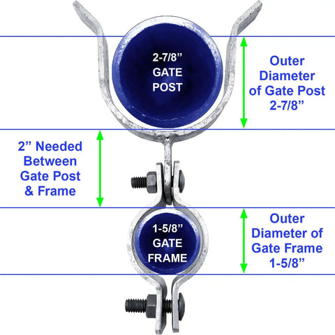 Heavy Duty Galvanized Chain Link Fork Latch For Fence Gates With Padlock Security Hole Case Of 25 detailed dimensions adjusting fitting.