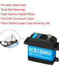 35Kg RC Digital Servo 7.4V 25T Full Metal Gear High Torque Waterproof Steering Servo for 1/8 1/10 1/12 RC Cars and Robots