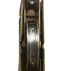Side view of Sliding Glass Door Tandem Roller Replacement Kit With Precision Bearing Stainless Steel Wheels For Ultra Smooth Glide Three And One Eighth Inches Long By One And One Half Inches High Beefed Up Heavy Duty Patio Door Roller System For Seamless Sliding.