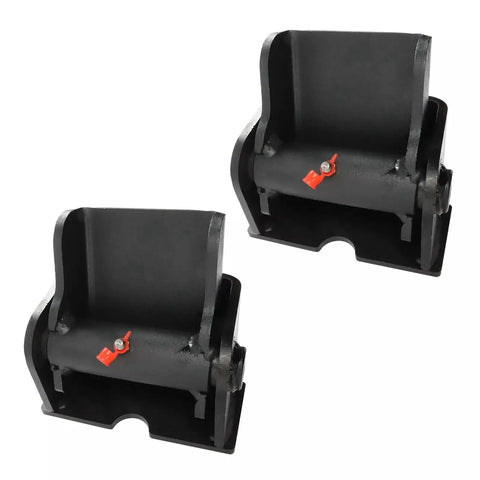 Greasable Weld On Dump Truck And Trailer Hinge Set Built Tough Beefy Bolt On Fitment Heavy Duty Steel Construction Corrosion Resistant And Heat Resistant Easy Installation For Durable Dump Body Operation, pair of black steel hinges