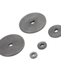 Pro Grade Mini Metal Lathe Gear Set Replacement Kit for T80 T45 T25 T20 Machines with Metal Cutting Accessories gears displayed