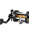 Rover Round Baitcasting Reel For Right Handed Fishing, Heavy Duty Aluminum Side Plates, CNC Spool, Brass Gears, Stainless Steel Worm Gear