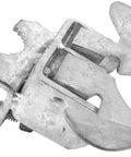 Heavy Duty Galvanized Butterfly Gate Latch Fits Chain Link Fence Frame And Post With Zero Hassle Setup Secure Your Yard Tight Using Premium Steel Hardware Case Of Twenty Five Pieces close up detail