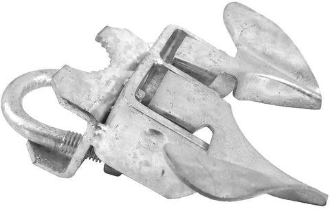 Heavy Duty Galvanized Butterfly Gate Latch Fits Chain Link Fence Frame And Post With Zero Hassle Setup Secure Your Yard Tight Using Premium Steel Hardware Case Of Twenty Five Pieces close up detail