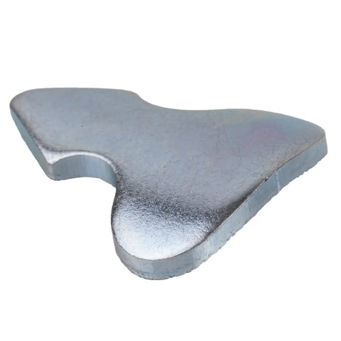 Heavy Duty Single Prong Steel Drawer Stops Pack Of 12 Antique Zinc Furniture Hardware showing a close-up of the sturdy steel design.