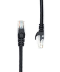 Cat6 Ethernet Patch Cable, 3 Foot, Snagless RJ45 With Gold-Plated Connectors, 10 Gbps High Speed, 250 MHz Bandwidth, Black